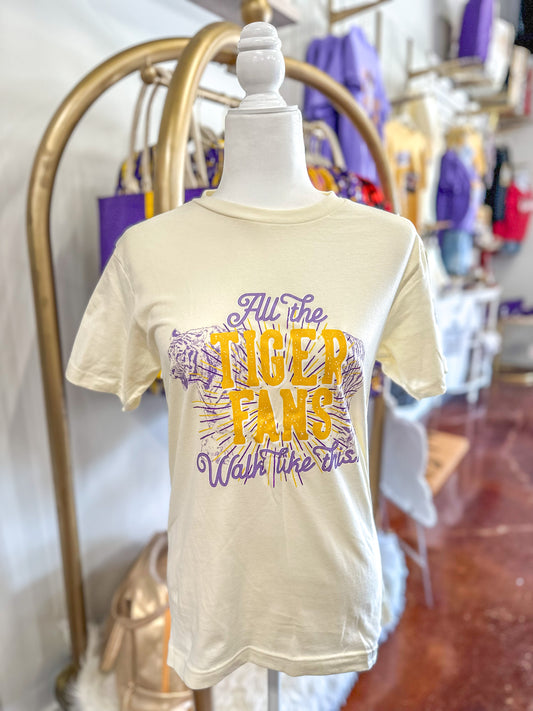 All the Tiger Fans Walk Like This Graphic Tee