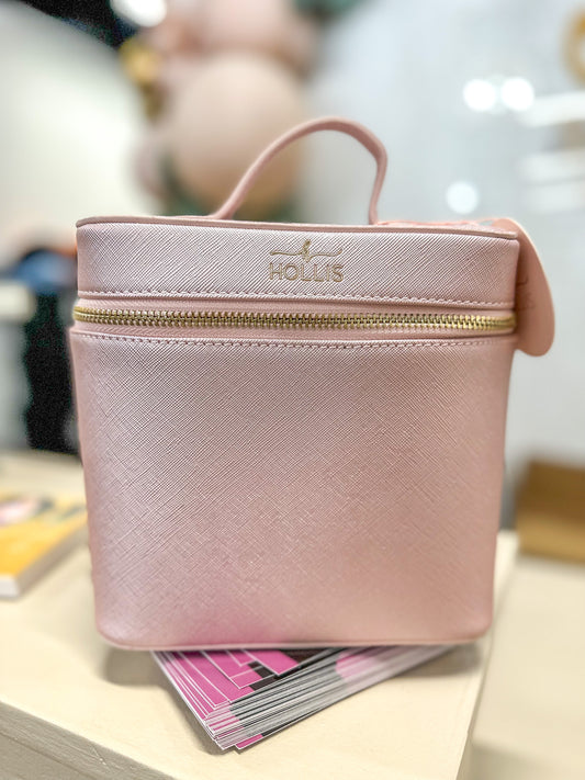 Hollis Lux Blush Cosmetic Bag