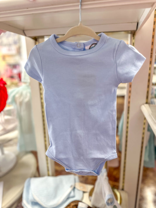BB Light Blue Short Sleeve Infant Bodysuit