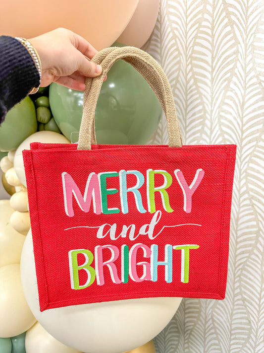 Merry & Bright Gift Tote