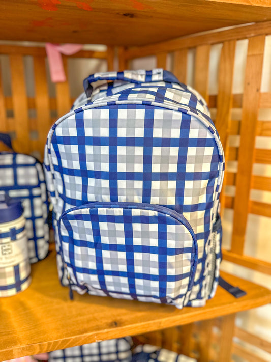 Blue/Grey Hopscotch Kids Backpack