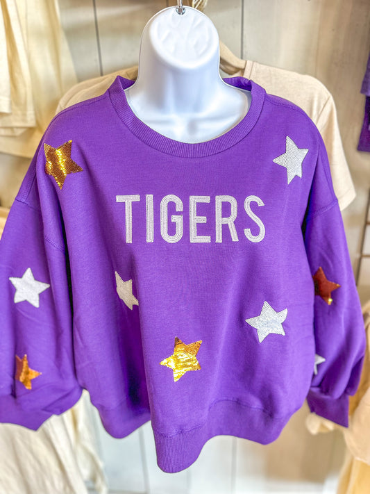 Purple Stars Millie Sweatshirt