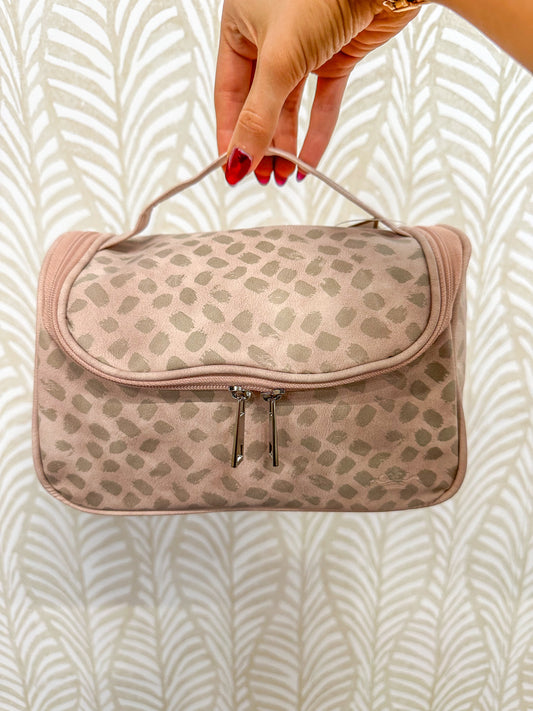 Blush Travel Cosmetic Bag