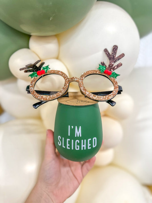 Sleighed Silicone Wine Glass & Glasses Set
