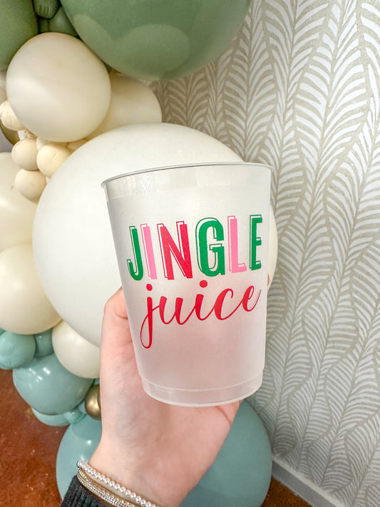 Jingle Juice Party Cups