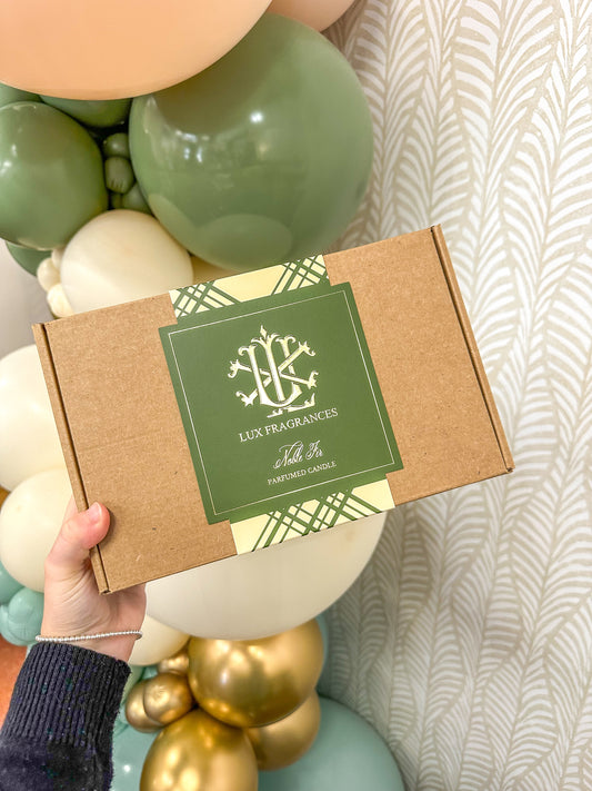 Lux 3 Wick Noble Fir Dough Bowl Gift Box